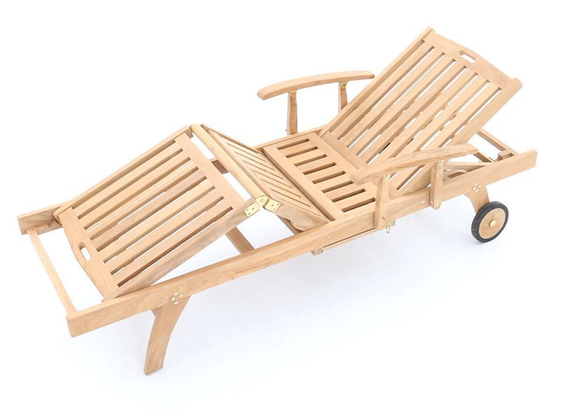 Stratford Sun Lounger-Garden Furniture Centre-MidInstock,instock,MidRange,Loungers,Outdoor Furniture,Teak Garden Furniture,Loungers & Daybeds,Teak,Teak Loungers,Teak Loungers Loungers-{collection_title}