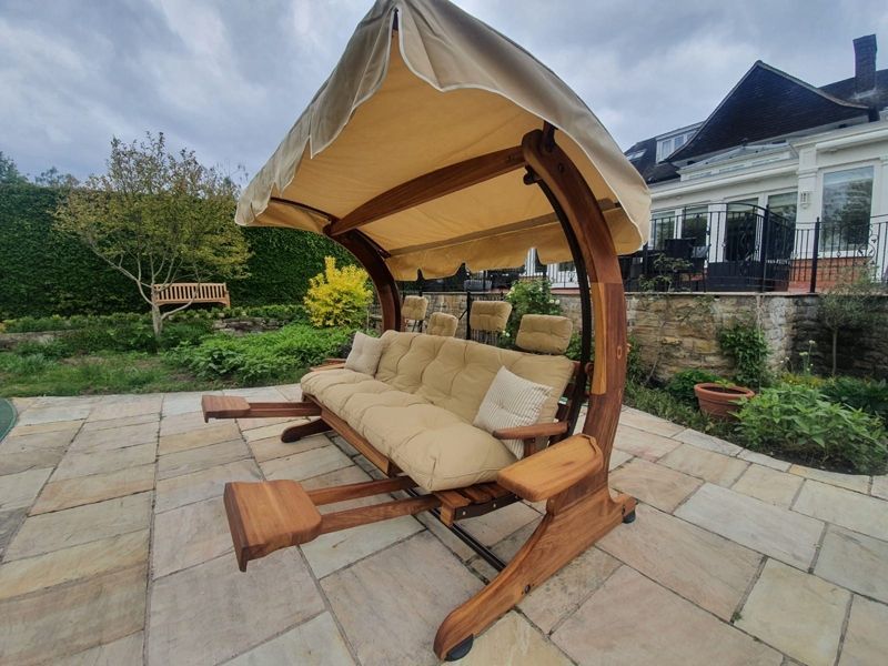 Summer Dream Swing Seat - 4 Seater -Garden Furniture Centre-HighRange,Outdoor Furniture,Swing Seats & Lounge Chairs,Spring & Summer Sale,Autumn & Winter Sale-{collection_title}