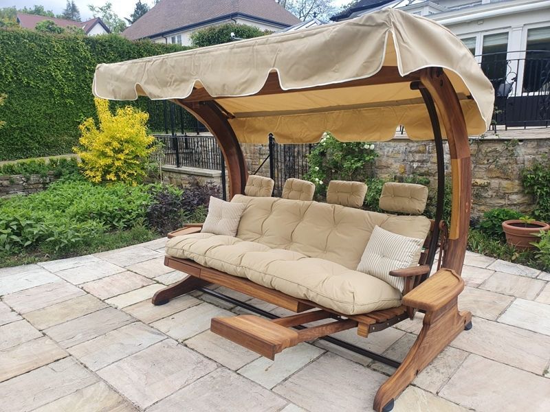 Summer Dream Swing Seat - 4 Seater -Garden Furniture Centre-HighRange,Outdoor Furniture,Swing Seats & Lounge Chairs,Spring & Summer Sale,Autumn & Winter Sale-{collection_title}