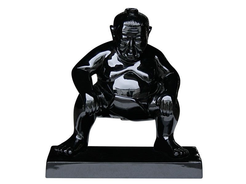 Sumo Garden Ornament - Black-Garden Furniture Centre-LowRange,Under 100,Ornaments Accessories,Ornaments,Accessories Sale,Accessories-{collection_title}