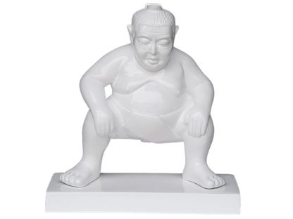 Sumo Garden Ornament - White