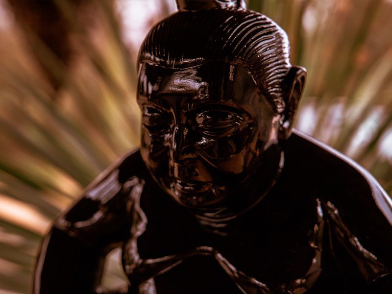 Sumo Garden Ornament - Black