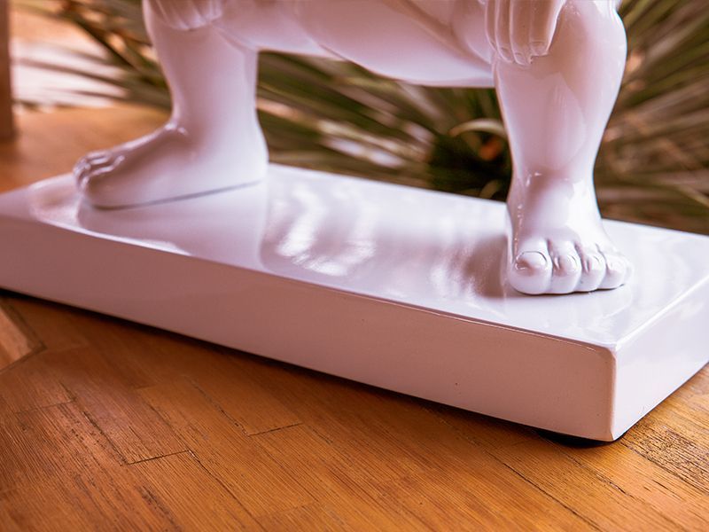 Sumo Garden Ornament - White-Garden Furniture Centre-LowRange,Under 100,Ornaments Accessories,Ornaments,Accessories Sale,Accessories-{collection_title}