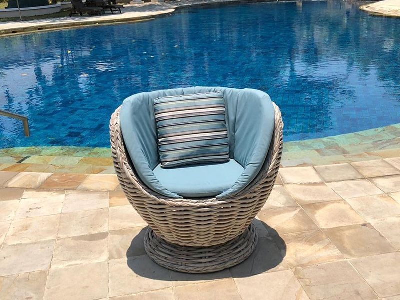 Fiji Swivel Chair-Garden Furniture Centre-MidRange,Outdoor Lounging,Outdoor Furniture,Rattan Furniture,Fiji Range,Rattan,Rattan Chairs,Fiji-{collection_title}