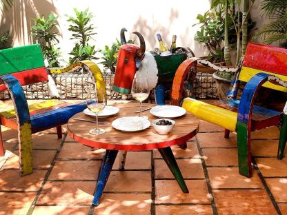 Coloured Low Coffee Table