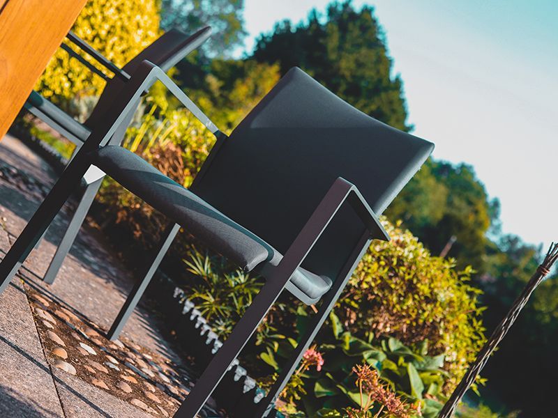 Regent 6 Sense Chair Stacking Set | FSC® Certified-Garden Furniture Centre-HighRange,Metal,Teak,Tables,Dining Set,FSC®,Outdoor Dining-{collection_title}