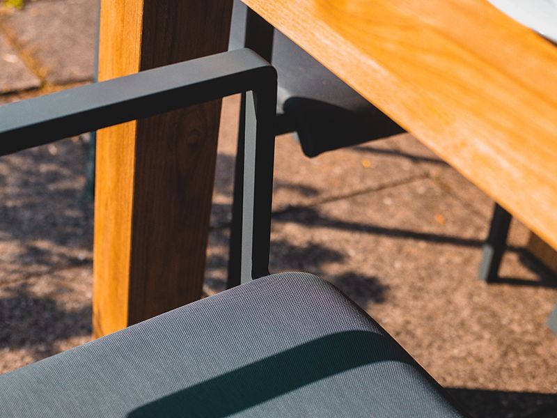 Regent 6 Sense Chair Stacking Set | FSC® Certified-Garden Furniture Centre-HighRange,Metal,Teak,Tables,Dining Set,FSC®,Outdoor Dining-{collection_title}