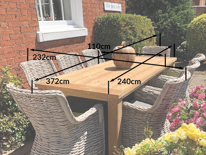 Regent 8 Chair Dining Set | FSC® Certified