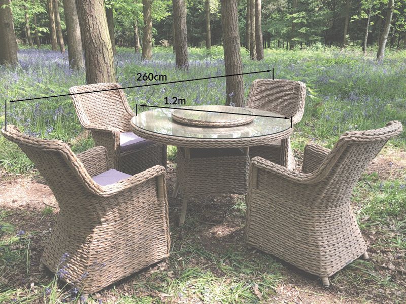 Montana 4 Chair Dining Set