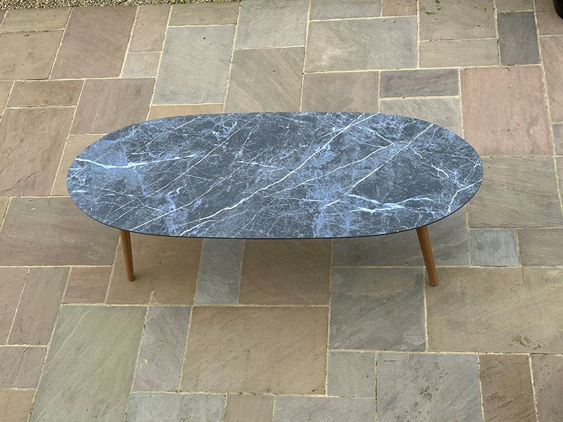 Stone Top 8 Chair Dining Set