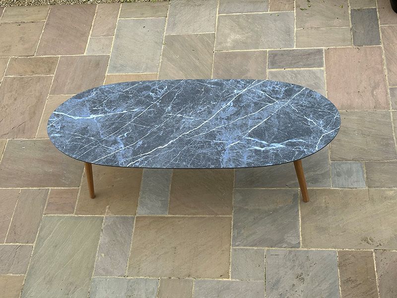 Stone Top 8 Chair Dining Set-Garden Furniture Centre-Indoor Dining,HighRange,Teak,Tables,Dining Set,Outdoor Furniture,Teak Garden Furniture,Outdoor Dining-{collection_title}