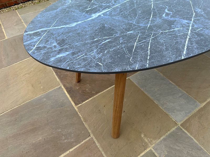Stone Top Table | 3.2M-Garden Furniture Centre-Indoor Dining,HighRange,Teak,Dining Table,Tables,Outdoor Furniture,Outdoor Dining-{collection_title}