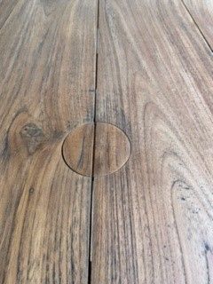 York 1m Square Table