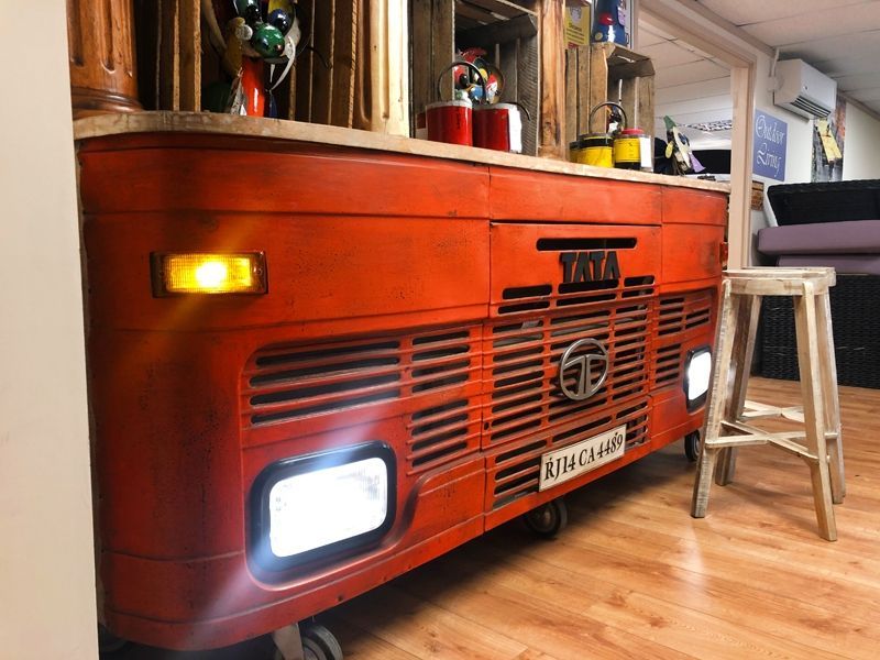 Indian Lorry Bar-Garden Furniture Centre-MidInstock,instock,HighRange,MidRange,Information,National BBQ Week - Sizzling Hot Offers for you ...,Outdoor Furniture,Bars & Bar Sets,Upcycled Furniture,Metal,Metal Tables Metal-{collection_title}