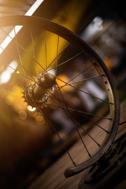 Indian Wheel Lamp