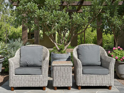 Fiji Smooth Tea For Two Set-Garden Furniture Centre-HighRange,Outdoor Furniture,Rattan Furniture,Ranges,Fiji Range,Fiji Smooth-{collection_title}