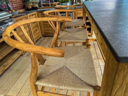 Bari Teak Bar Armchair Set