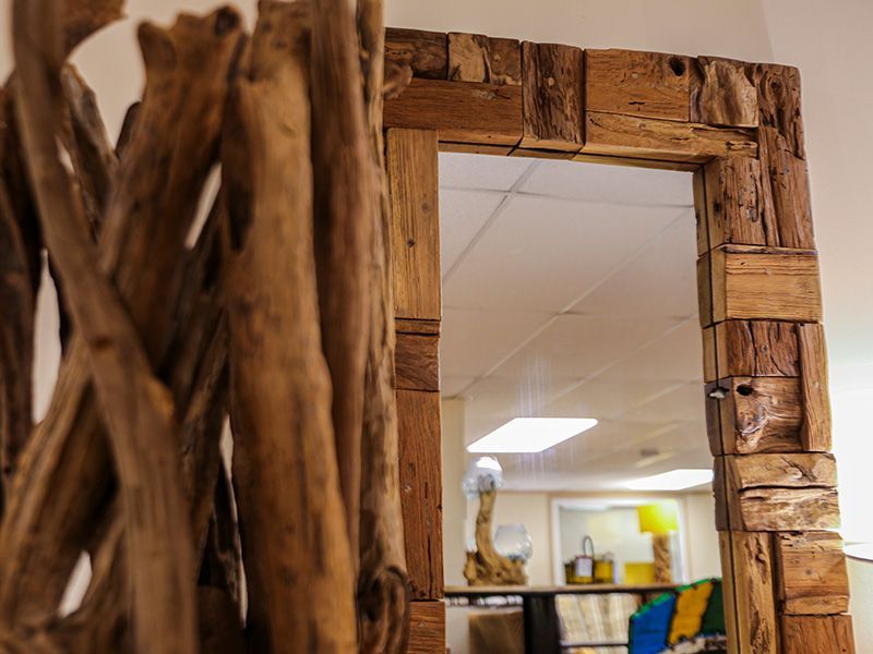 Reclaimed Patchwork Mirror-Garden Furniture Centre-Ornaments,Root,LowRange,Outdoor Furniture,Teak Garden Furniture,Reclaimed Furniture,Indoor Accessories,Teak,Ornaments Accessories,Accessories,Mirrors-{collection_title}