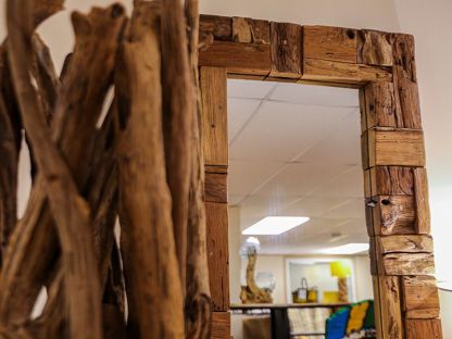 Reclaimed Patchwork Mirror