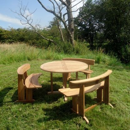 Teak Romance Bench Set | FSC® Certified | Pre-Order