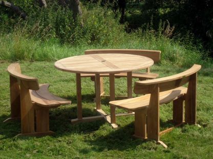 Teak Romance Bench Set | FSC® Certified | Pre-Order