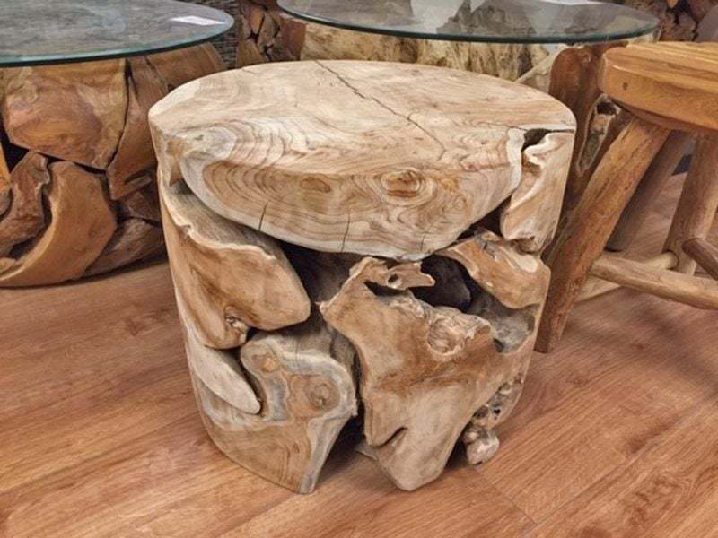 Reclaimed Teak Root Round Coffee Table-Garden Furniture Centre-Root,LowRange,Coffee Table,Teak,Outdoor Furniture,Conservatory,Reclaimed Furniture,Indoor Accessories,Tables,Teak Tables-{collection_title}