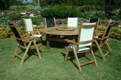 TNT 8 Recliner Set and 2.1m Chunky Table