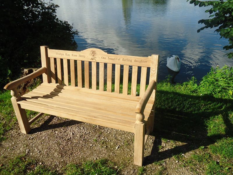 Teak Windsor Bench 