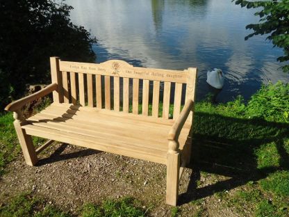 Teak Windsor Bench 