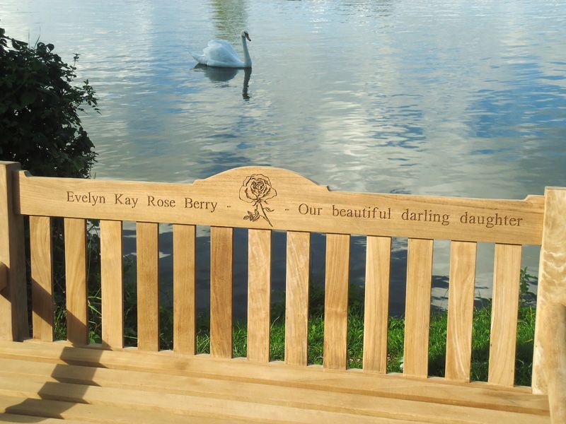 Teak Windsor Bench 