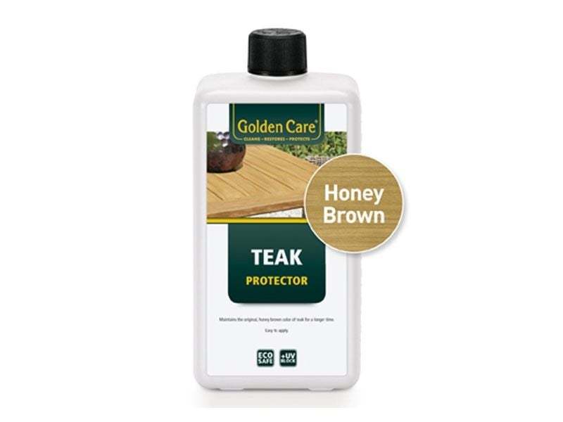 Golden Care - Teak Protector Honey Brown (1 Litre)-Garden Furniture Centre-48Hour Dispatch,LowRange,Under 100,Information,Amazon Trade Account,Teak,Accessories,Golden Care Products,Bench Accessories,Furniture Care-{collection_title}