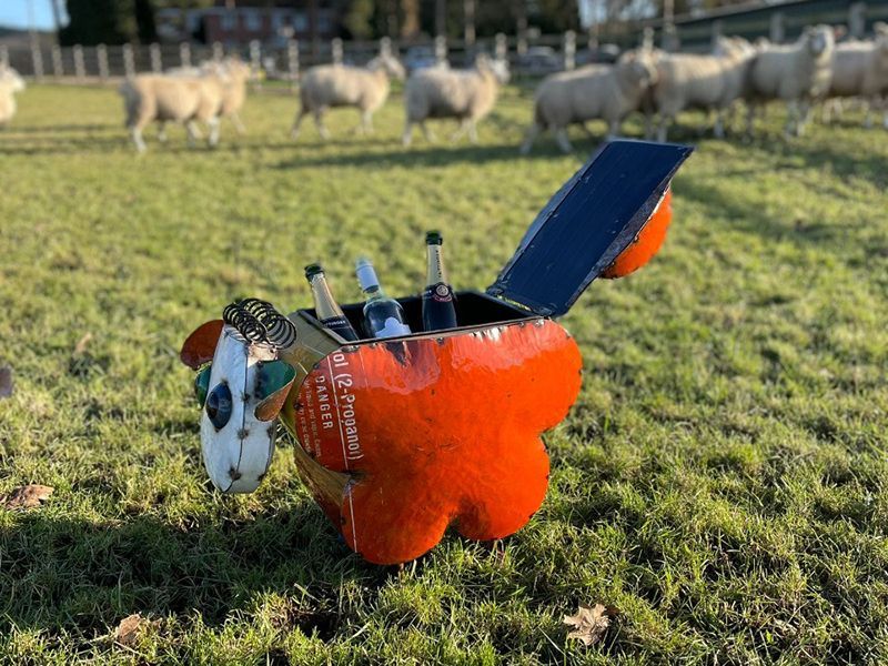 Barnyard Sheep Beverage Tub-Garden Furniture Centre-48Hour Dispatch,LowRange,Under 100,Ornaments,Accessories,Ranges,Animal Garden Ornaments,Think Outside Range,Metal Garden Ornaments,Novelty Drinks Coolers,Think Outside Range Ranges,Ornaments Accessories-{collection_title}