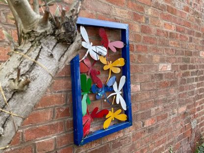 Dragonfly Framed Wall Panel