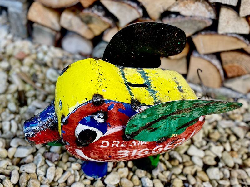 Piggy Money Bank -Garden Furniture Centre-48Hour Dispatch,LowRange,Under 100,Ornaments,Ranges,Animal Garden Ornaments,Think Outside Range,Metal Garden Ornaments,Think Outside Range Ranges,Gifts,Ornaments Accessories,Accessories-{collection_title}