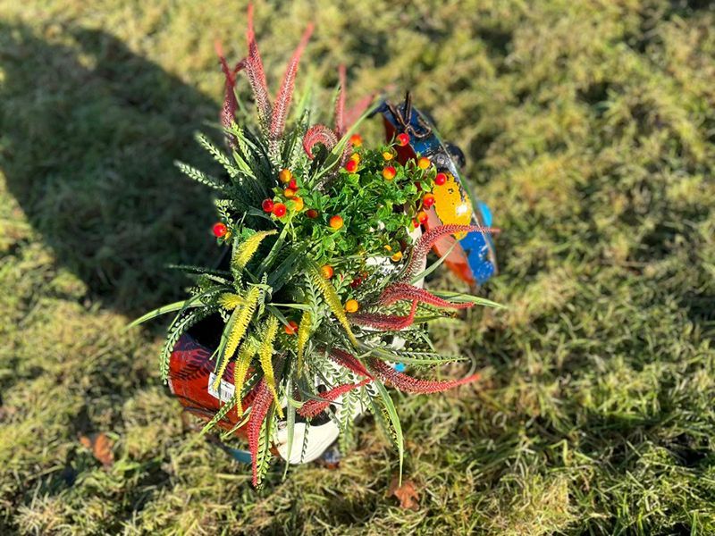 Barnyard Cow Planter