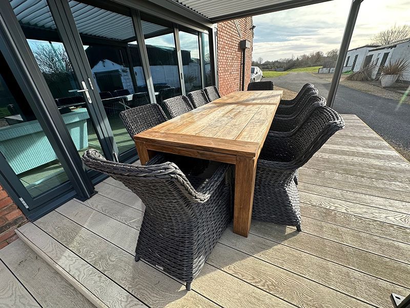 Thornbury 10 Chair Dining Set -Garden Furniture Centre-HighRange,Reclaimed Furniture,Rattan,Tables,Dining Set,Teak,Outdoor Furniture,Teak Garden Furniture,Outdoor Dining,Autumn & Winter Sale-{collection_title}