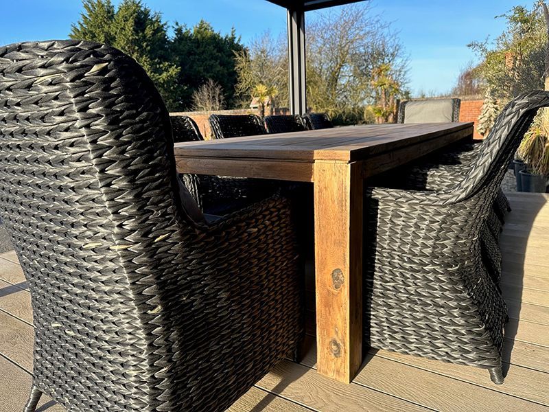 Thornbury 10 Chair Luxury Dining Set-Garden Furniture Centre-HighRange,Reclaimed Furniture,Rattan,Tables,Dining Set,Teak,Outdoor Furniture,Teak Garden Furniture,Outdoor Dining,Autumn & Winter Sale-{collection_title}
