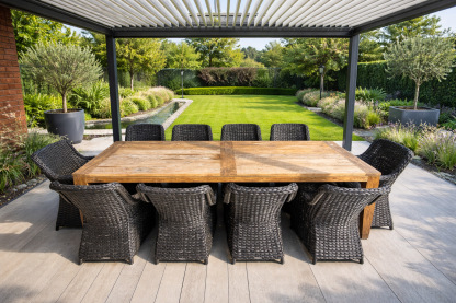 Thornbury 10 Chair Dining Set 