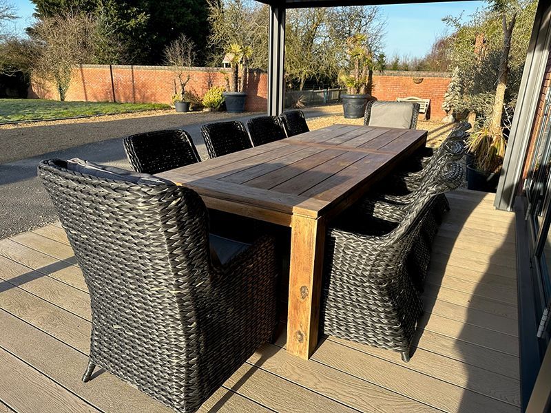 Thornbury 10 Chair Luxury Dining Set
