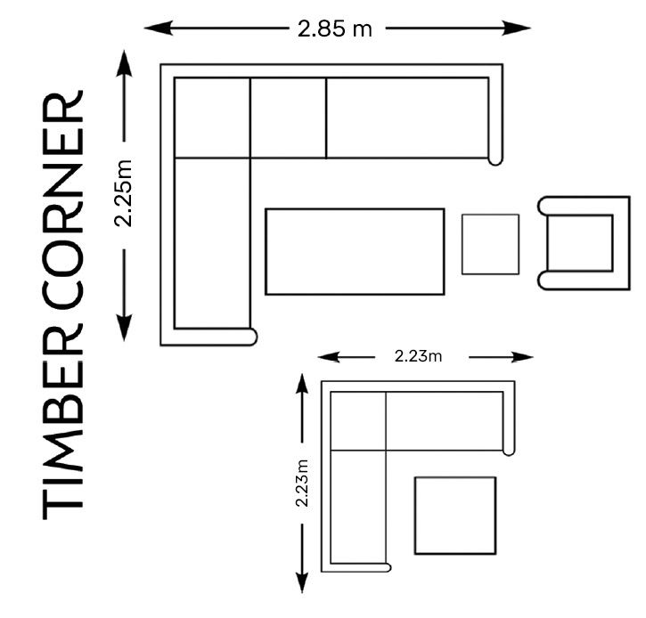 Timber Corner Dining Set | Life Range