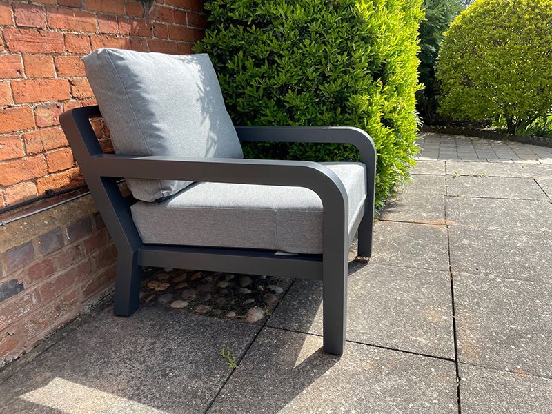 Timber Rounded Armchair | Life Range -Garden Furniture Centre-MidInstock,instock,MidRange,Chair,Outdoor Furniture,Metal Furniture,Ranges,Life Range,Sale,Clearance Line-{collection_title}