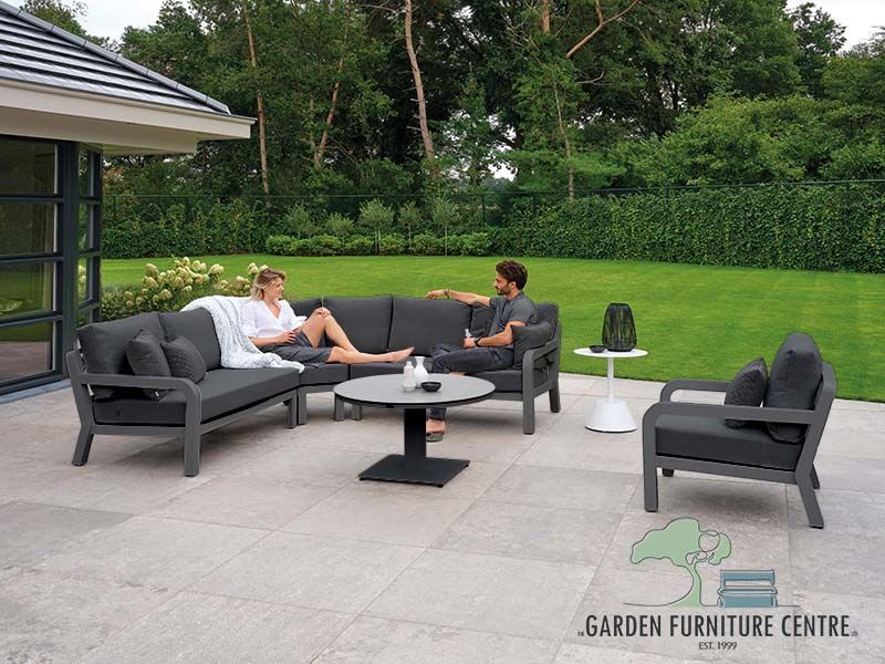 Timber Rounded Armchair | Life Range -Garden Furniture Centre-MidInstock,instock,MidRange,Chair,Outdoor Furniture,Metal Furniture,Ranges,Life Range,Sale,Clearance Line-{collection_title}