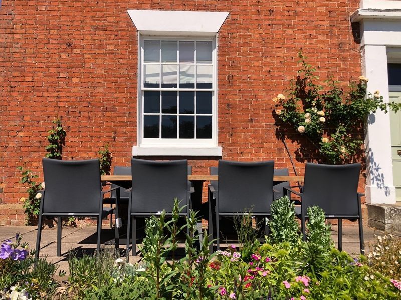 Timor Sense 8 Chair Dining Set Life Range | FSC® Certified -Garden Furniture Centre-HighRange,Metal,Teak,Tables,Dining Set,Metal Furniture,Ranges,Life Range,Outdoor Dining,Spring & Summer Sale,FSC®,Autumn & Winter Sale-{collection_title}