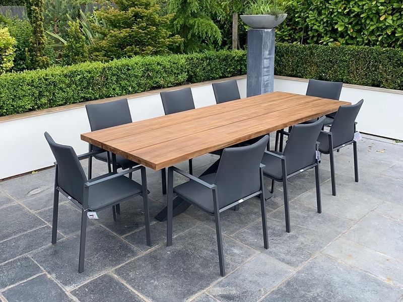 Timor Sense 8 Chair Dining Set Life Range | FSC® Certified 
