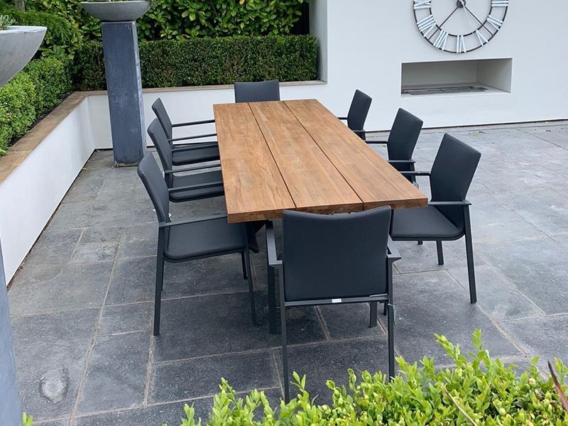 Timor Sense 8 Chair Dining Set Life Range | FSC® Certified 
