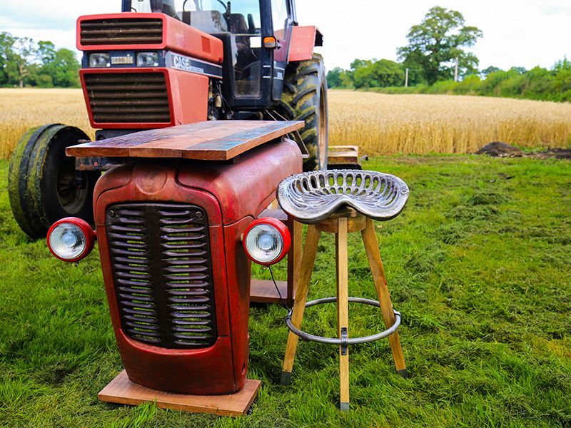 Indian Tractor Table-Garden Furniture Centre-MidInstock,instock,MidRange,Outdoor Furniture,Upcycled Furniture-{collection_title}