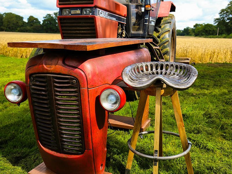 Indian Tractor Table-Garden Furniture Centre-MidInstock,instock,MidRange,Outdoor Furniture,Upcycled Furniture-{collection_title}