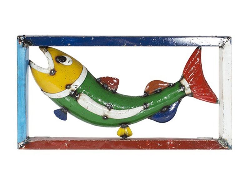 Travis The Trout Wall Hanging-Garden Furniture Centre-48Hour Dispatch,LowRange,Ornaments,Ranges,Animal Garden Ornaments,Think Outside Range,Metal Garden Ornaments,Hanging Garden Ornaments,Think Outside Range Ranges,Gifts,Ornaments Accessories,Accessories-{collection_title}
