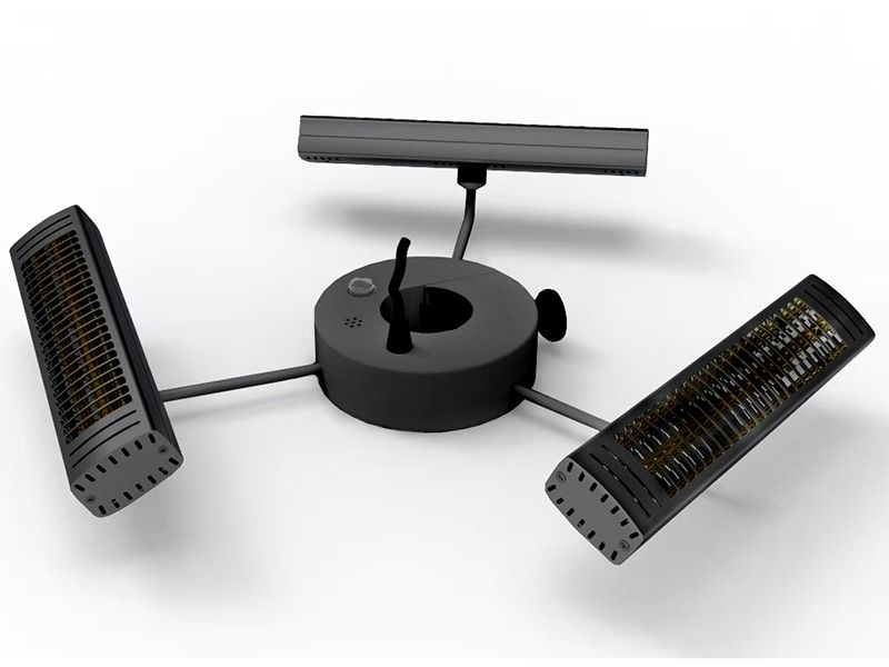 3KW Tri Parasol Heater With Remote | BLACK FRIDAY MONTH