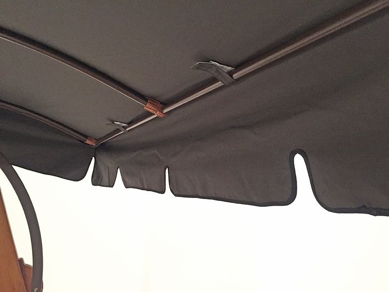 Tri Swing Seat 4 Seater | Beige-Garden Furniture Centre-HighRange,Loungers,Swing Seats & Lounge Chairs,Swing Seats-{collection_title}